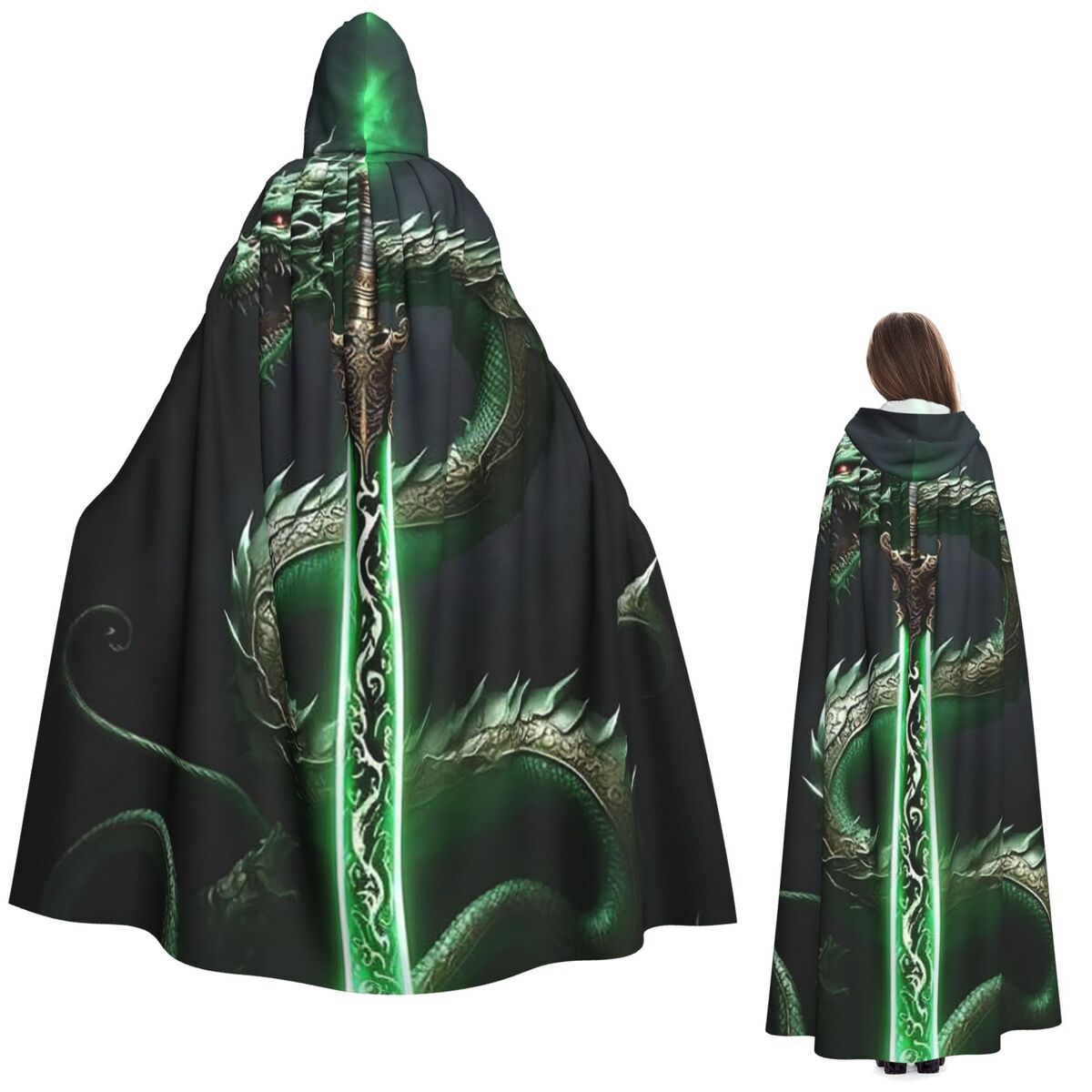 Anime Cosplay Armor - Dragon And Swords Fantasy Art Intricate