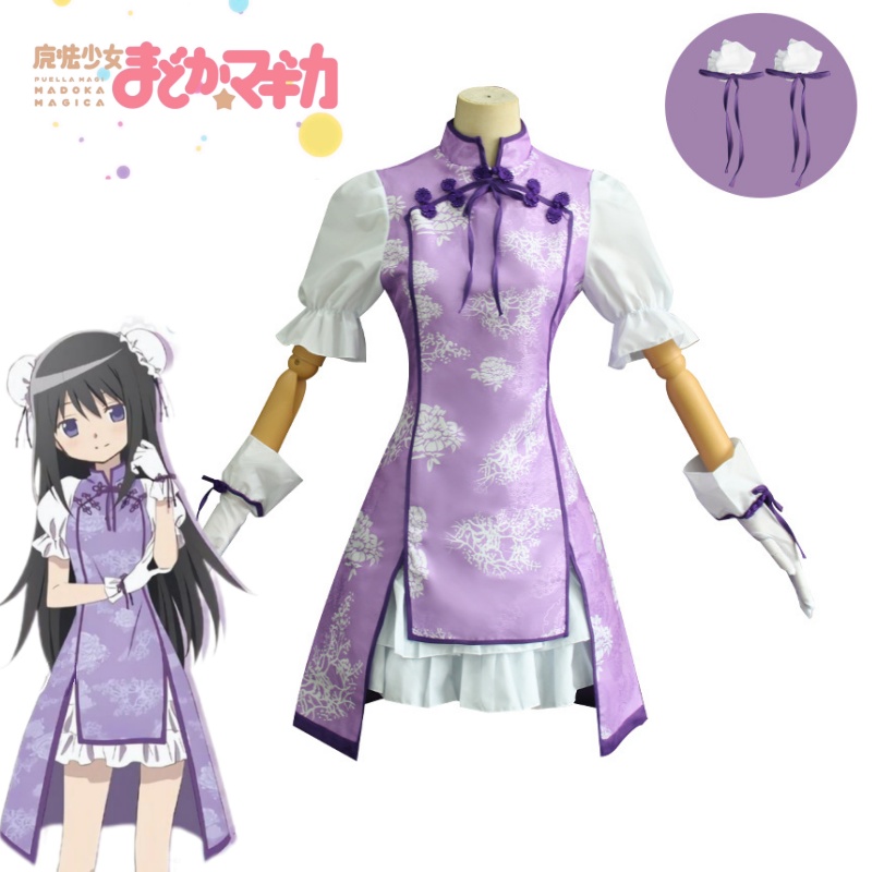 Anime Cosplay Expo 2025 - Akemi Homura cheongsam Anime Puella Magi