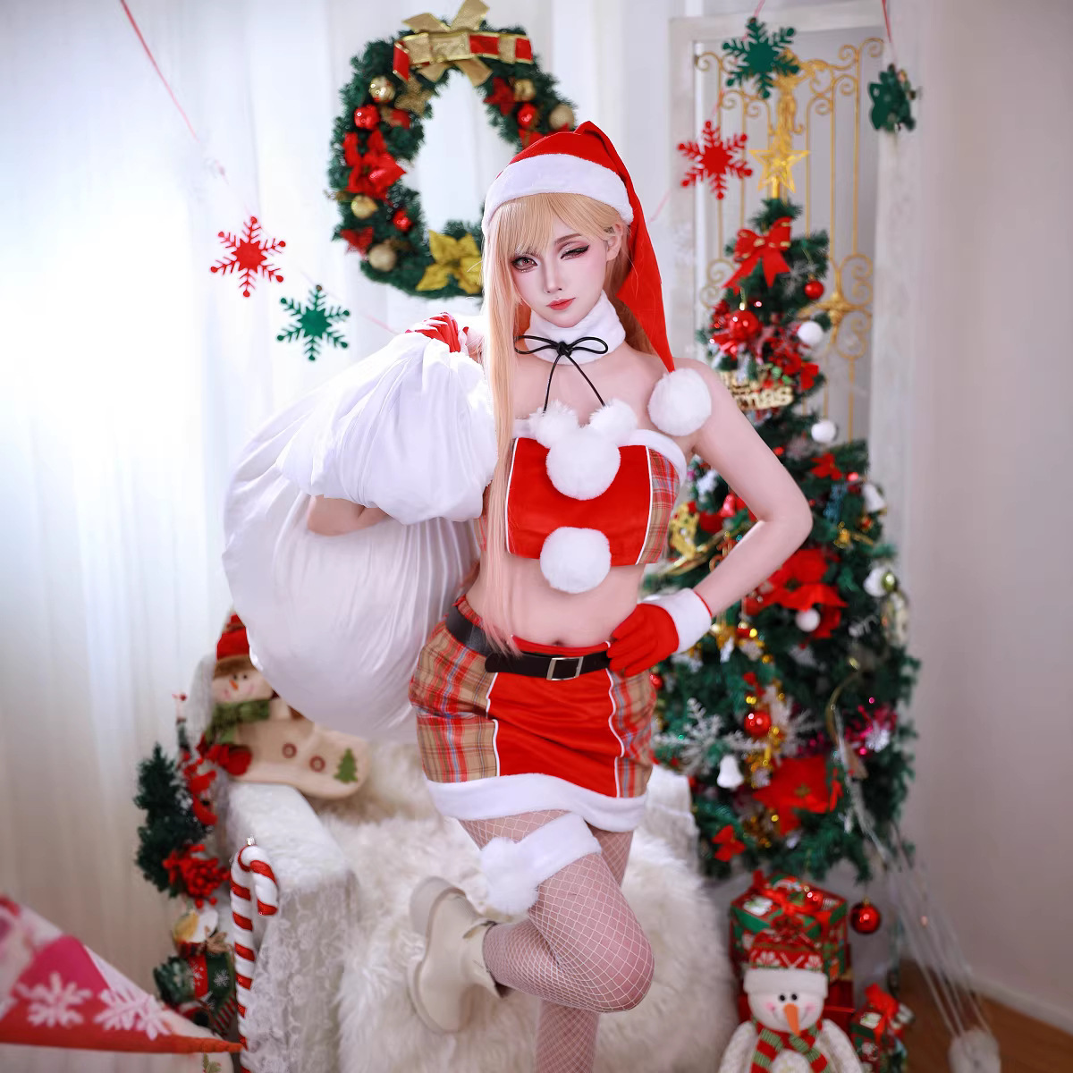 Anime Cosplay Name - My Dress-Up Darling Kitagawa Marin Christmas