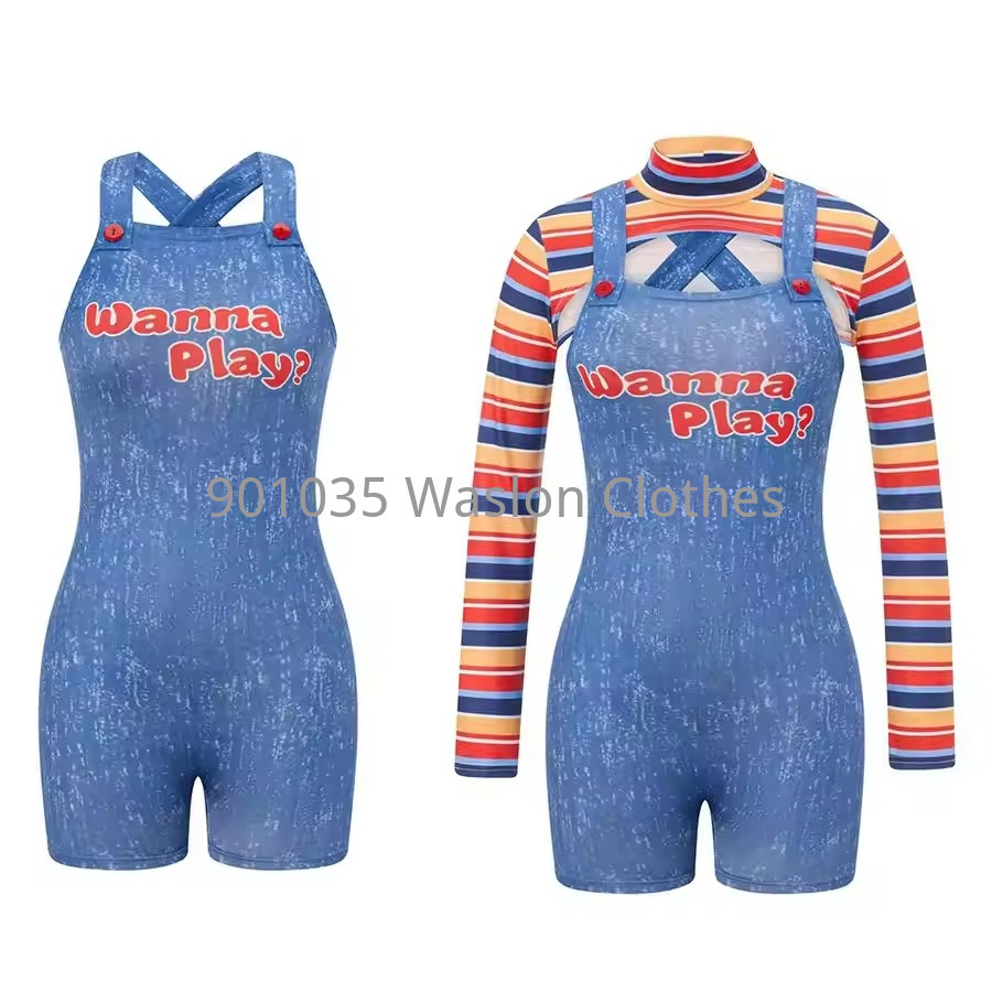Anime Zombie Cosplay - Women Halloween Costumes Scary Nightmare Killer