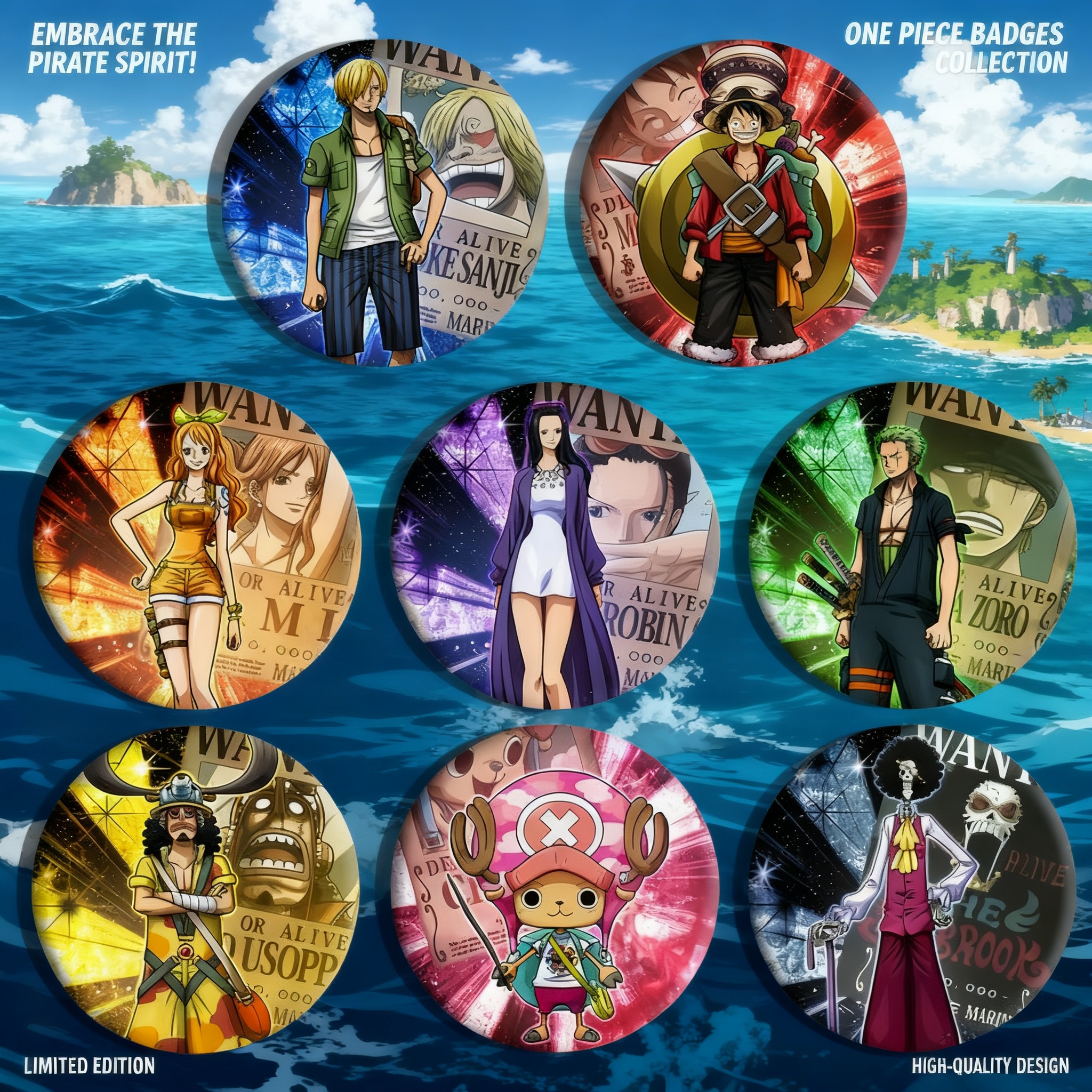 Cosplay Anime Zoro - One Piece Luffy Zoro Sanji Anime