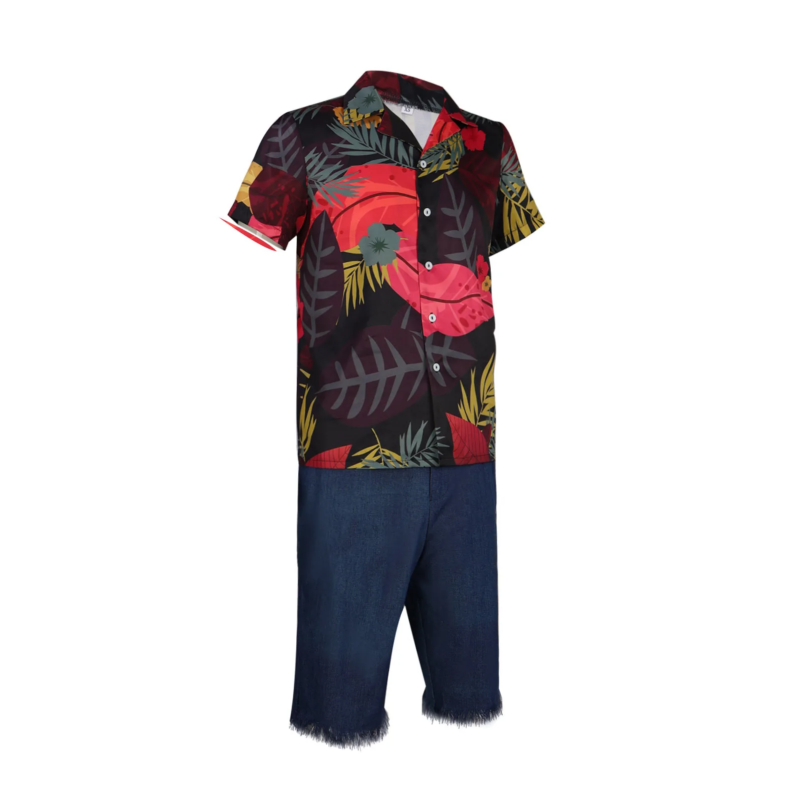 Anime Luffy's Floral Shirt Cos - Anime Cosplay Real Life review and price