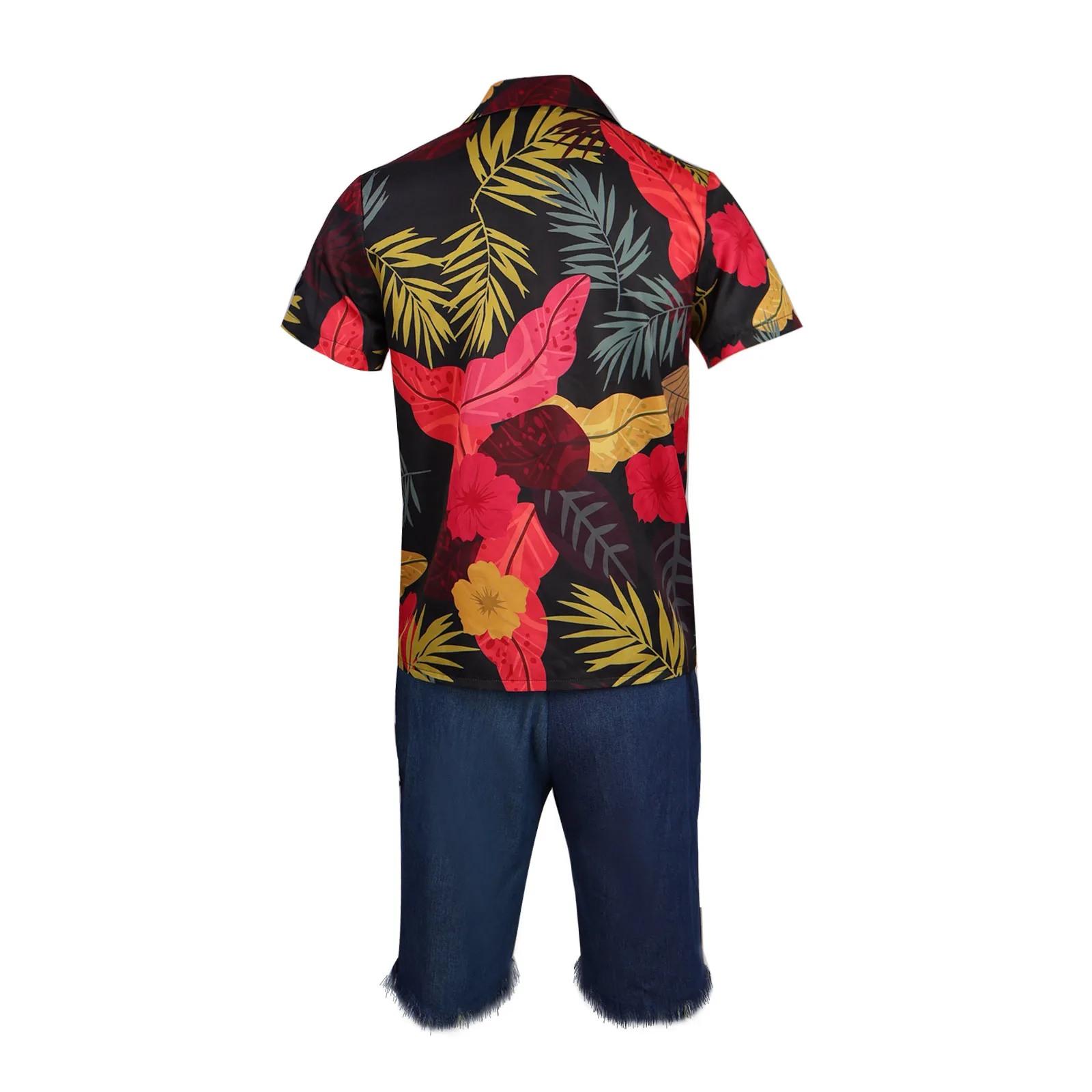 Anime Luffy's Floral Shirt Cos - Anime Cosplay Real Life review and price