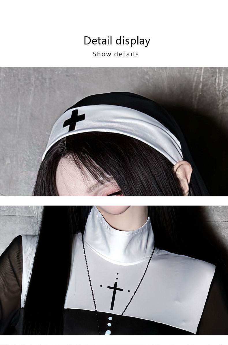 2026 Halloween adult costume c - Anime Cosplay Nun review and price
