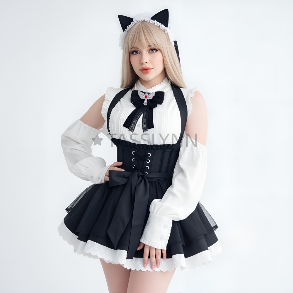 Cat Ear Nun Maid Dress Women's - Anime Cosplay Nun review and price