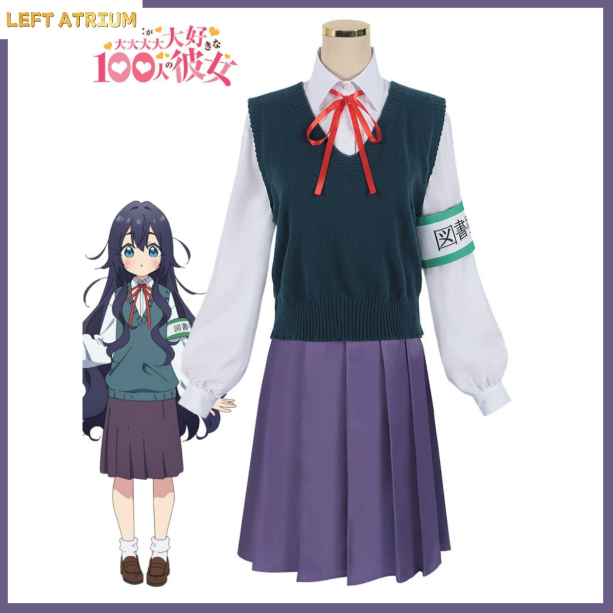 Anime The 100 Girlfriends Who  - Anime Cosplay Girlfriend review and price