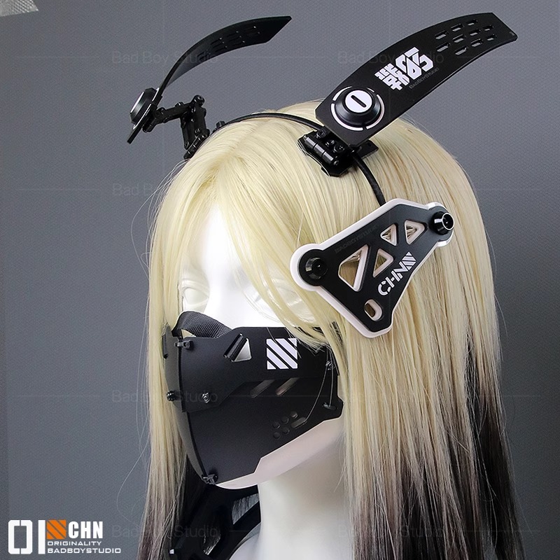 Cyberpunk Mask Cosplay Functio - Anime Cosplay Armor review and price