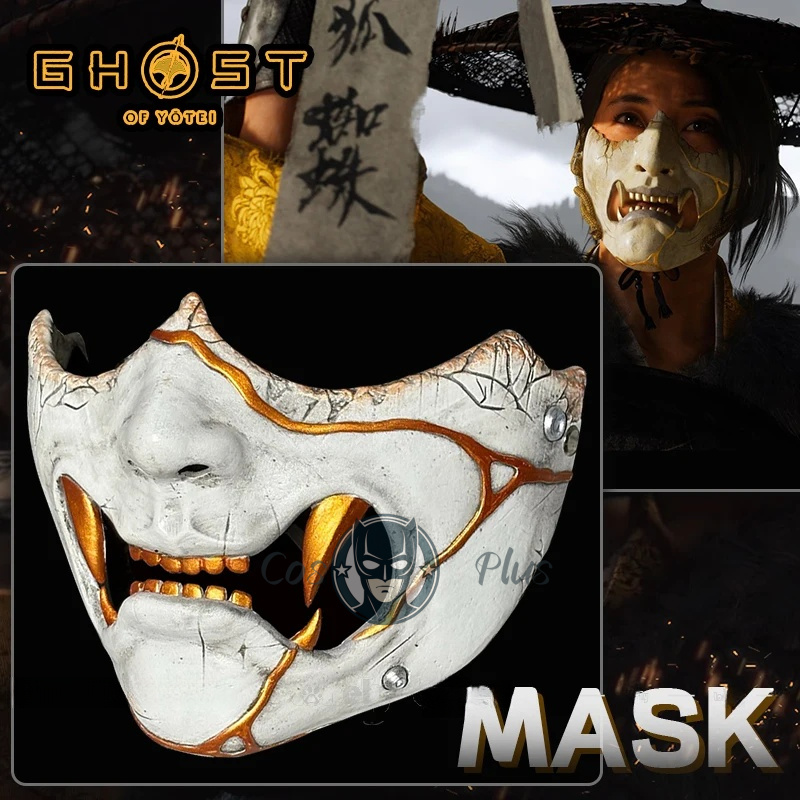 Game Ghost of Yotei Atsu Mask  - Anime Cosplay Female Characters review and price