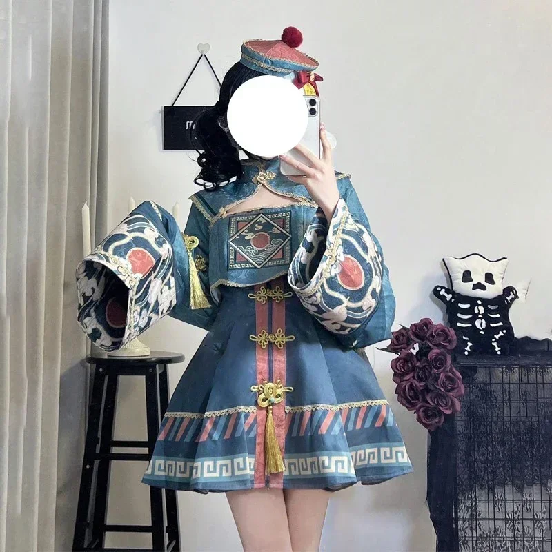 Japanese Blue Lolita Dress Wom - Anime Zombie Cosplay review and price