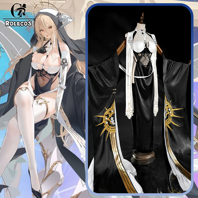 ROLECOS Game Azur Lane HMS Imp - Anime Cosplay Nun review and price