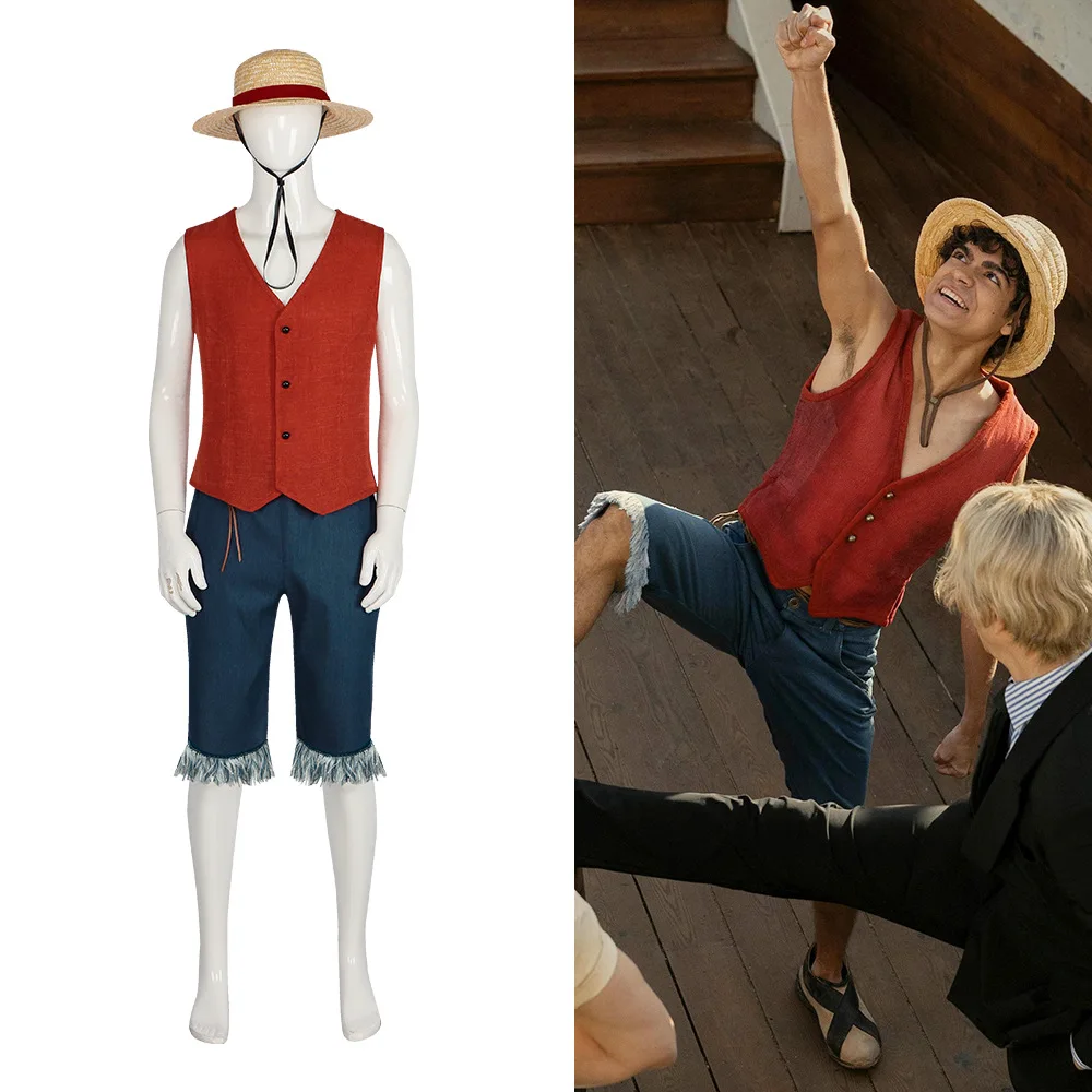 Real-life Version Of Luffy Cos - Anime Cosplay Real Life review and price