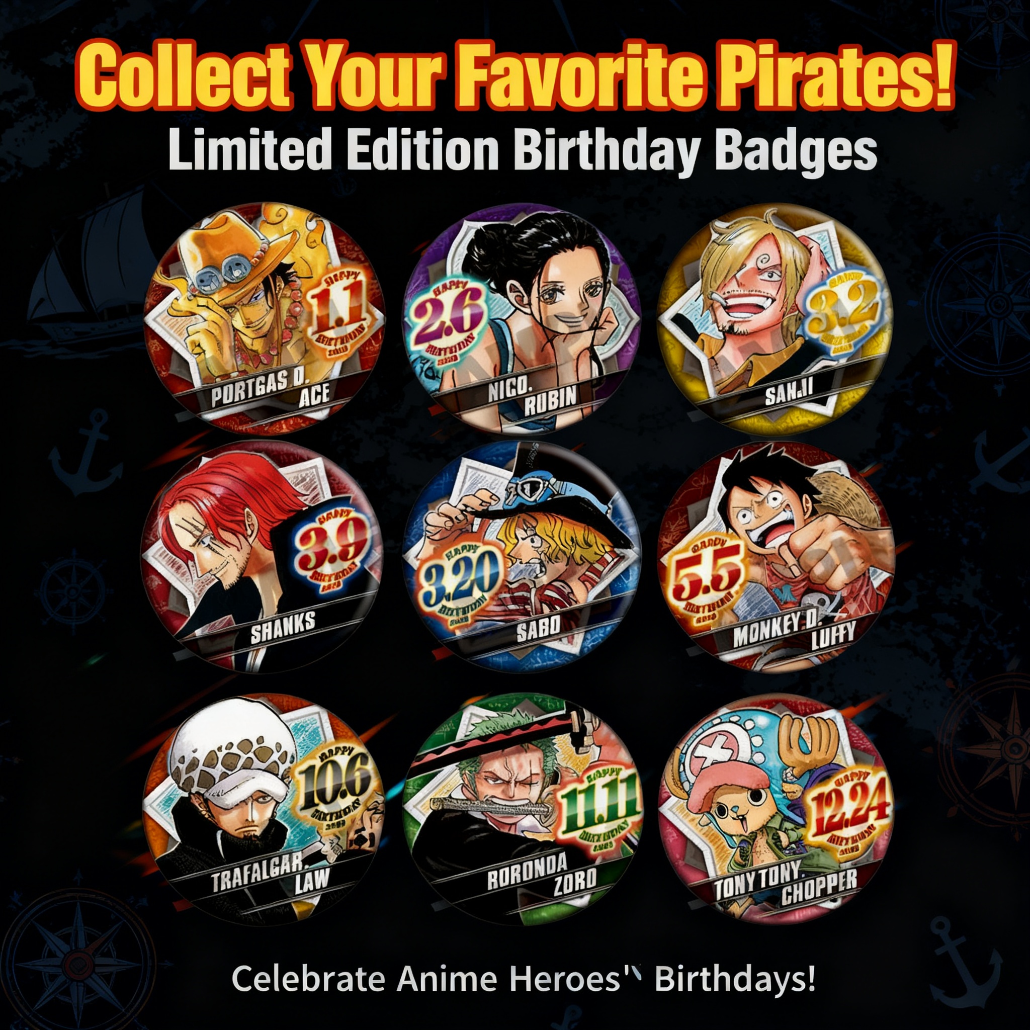 One Piece Anime Badge 2020 Bir - Cosplay Anime Zoro review and price