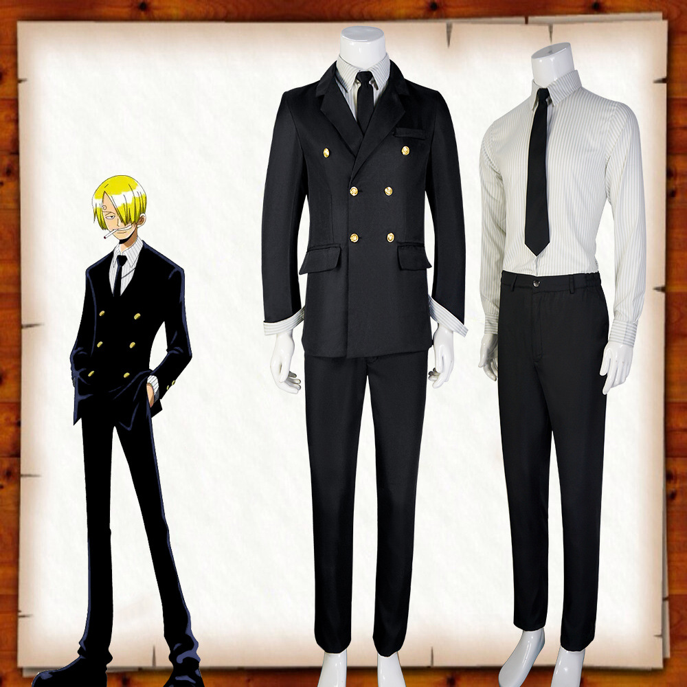 Zoro Black Suit Cosplay Costum - Cosplay Anime Zoro review and price