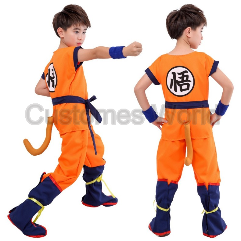 Boys Girls Halloween Son Goku  - Cosplay Anime Boy review and price