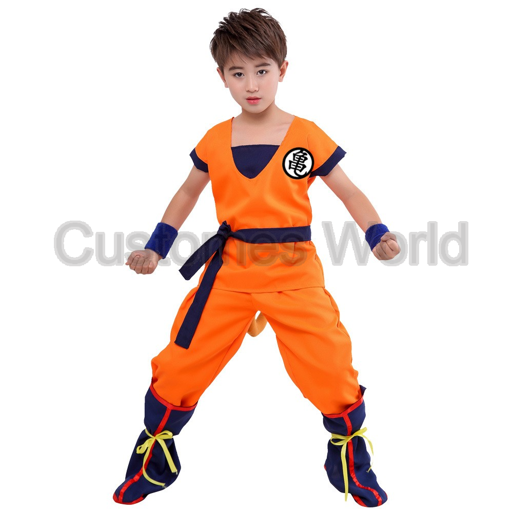 Boys Girls Halloween Son Goku  - Cosplay Anime Boy review and price