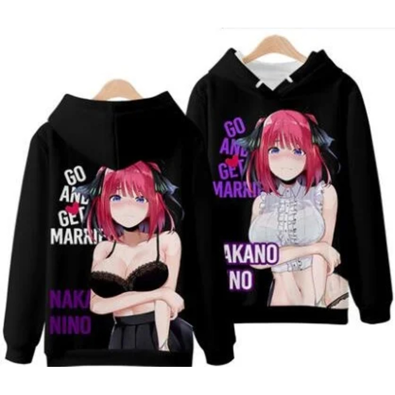 vivi 2025 3D Hoodies The Quint - Quintuplets Anime Cosplay review and price