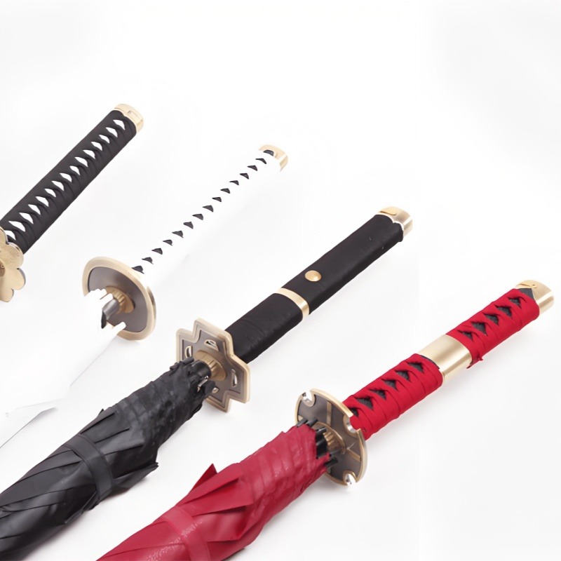 Roronoa Zoro Katana Umbrella C - Anime Cosplay Real Life review and price